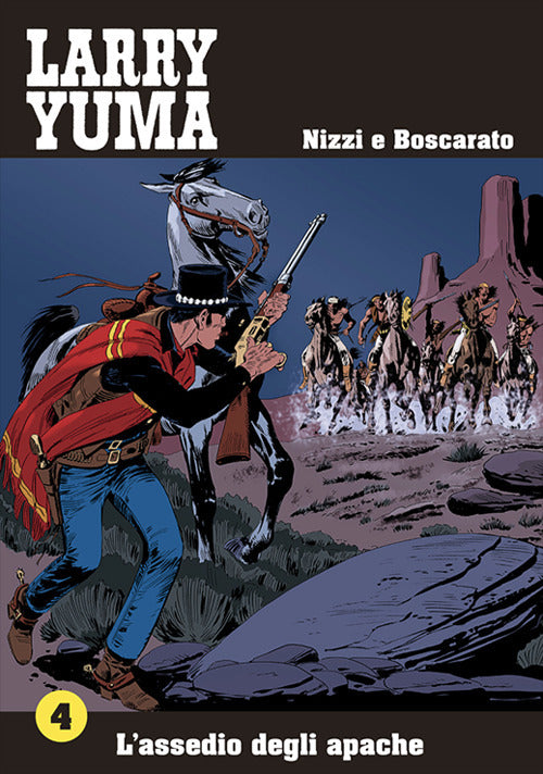 Cover of assedio degli apache. Larry Yuma