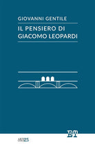 Cover of pensiero di Giacomo Leopardi