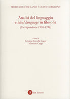 Cover of Analisi del linguaggio e ideal language in filosofia. Corrispondenza 1950-1956
