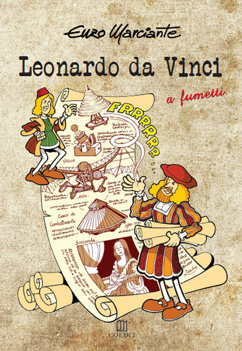Cover of Leonardo da vinci. A fumetti