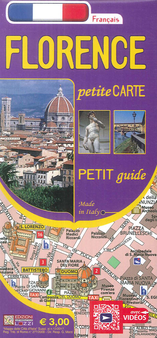 Cover of Pianta Firenze mini map. Ediz. francese