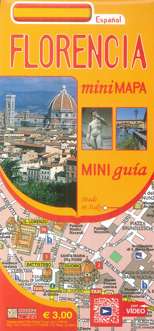 Cover of Pianta Firenze mini map. Ediz. spagnola