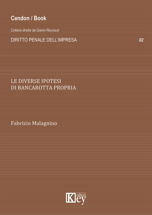 Cover of diverse ipotesi di bancarotta propria