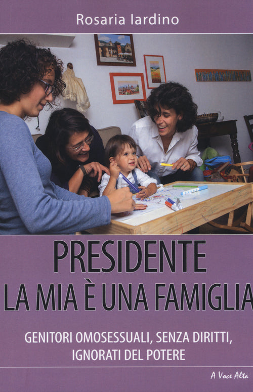 Cover of Presidente, la mia è una famiglia. Genitori omosessuali, senza diritti, ignorati dal potere