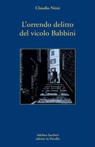 Cover of orrendo delitto del vicolo Babbini