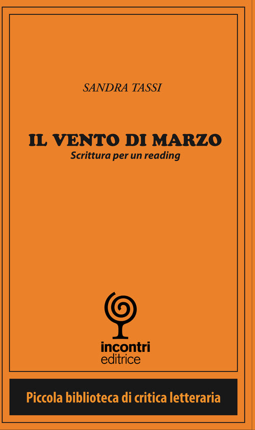 Cover of vento di Marzo. Scrittura per un reading