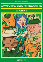 Cover of Attività con Pinocchio 4 anni