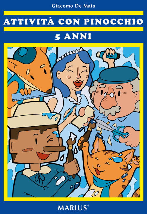 Cover of Attività con Pinocchio 5 anni