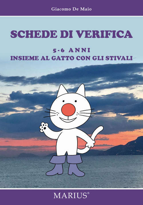 Cover of Schede di verifica 5-6 anni. Insieme al gatto con gli stivali