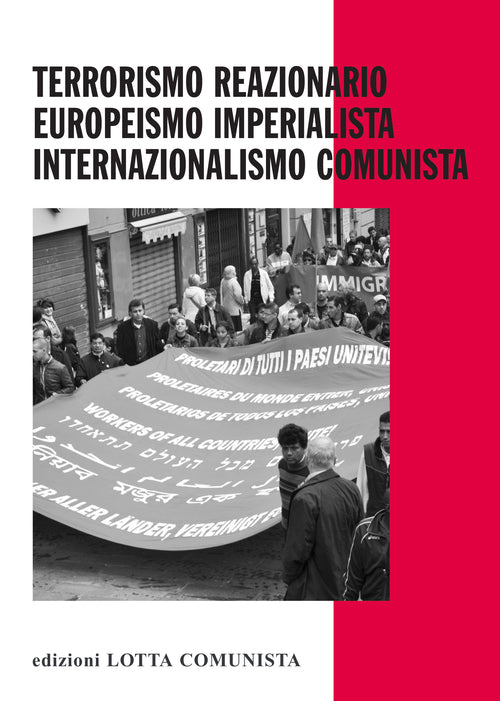 Cover of Terrorismo reazionario, europeismo imperialista, internazionalismo comunista
