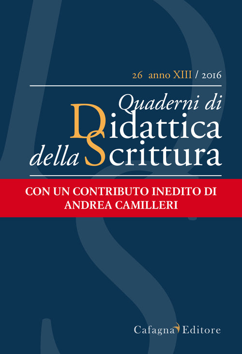 Cover of QdS. Quaderni di didattica della scrittura