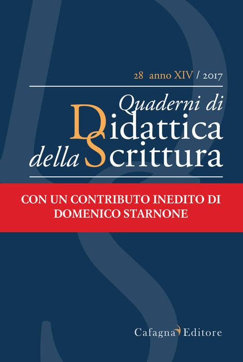 Cover of QdS. Quaderni di didattica della scrittura