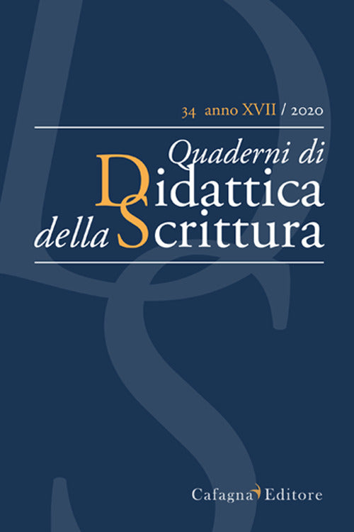 Cover of QdS. Quaderni di didattica della scrittura
