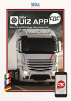 Cover of SIDA quiz app CQC. Carta di qualificazione del conducente
