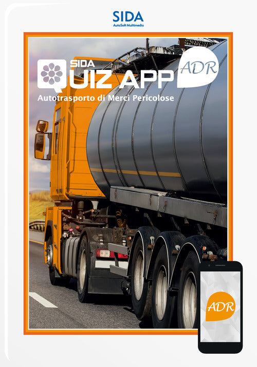 Cover of SIDA quiz app ADR. Autotrasporto di Merci Pericolose