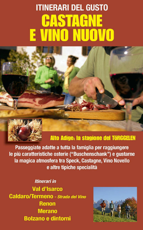 Cover of Castagne e vino nuovo. Itinerari del gusto