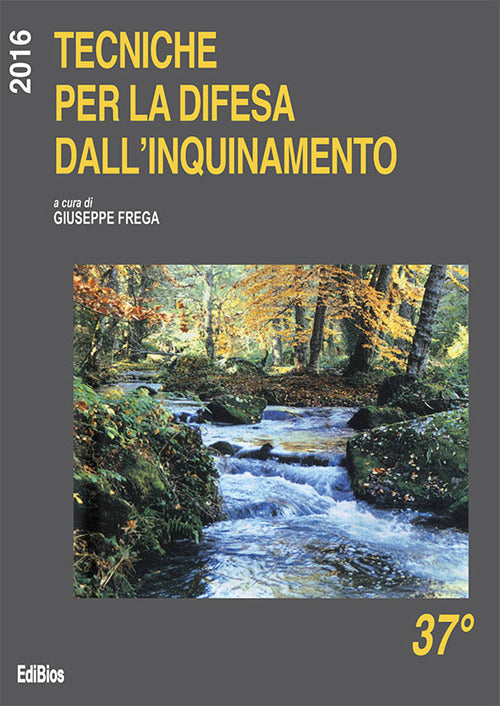 Cover of Tecniche per la difesa dall'inquinamento. 37° corso