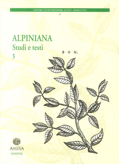 Cover of Alpiniana. Studi e testi