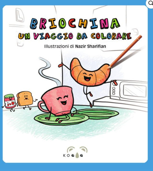 Cover of Briochina un viaggio da colorare