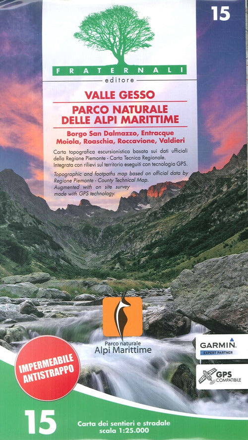 Cover of Carta n. 15. Valle Gesso, parco naturale delle Alpi Marittime
