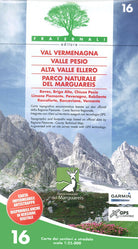 Cover of Carta n. 16. Val Vermenagna, Valle Pesio, Alta Valle Ellero, Parco naturale del Marguareis 1:25.000