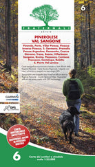 Cover of Carta n. 6. Pinerolese e val Sangone. Carta dei sentieri e stradale 1:25.000