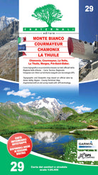 Cover of Carta n. 29. Monte Bianco, Courmayeur, La Thuile, Chamonix 1:25.000