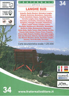 Cover of Carta n. 34. Langhe Sud. Carta escursionistica scala 1:25.000