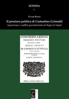 Cover of pensiero politico di Costantino Grimaldi. Inquisizione e conflitto giurisdizionale nel Regno di Napoli