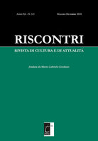 Cover of Riscontri. Rivista di cultura e di attualità