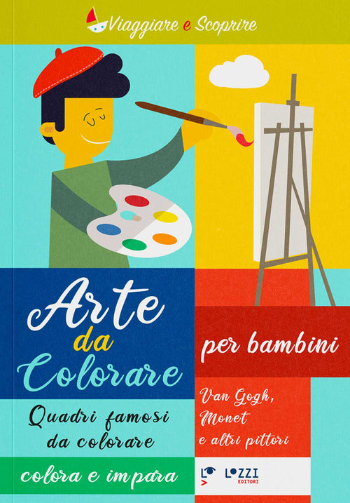 Cover of Arte da colorare. Quadri famosi da colore. Colora e impara