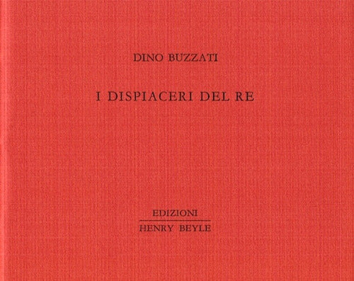 Cover of dispiaceri del re