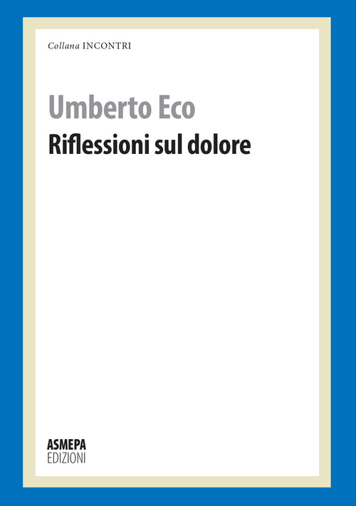 Cover of Riflessioni sul dolore