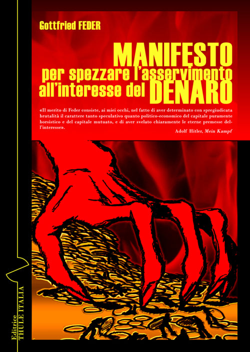 Cover of Manifesto per spezzare l'asservimento all'interesse del denaro