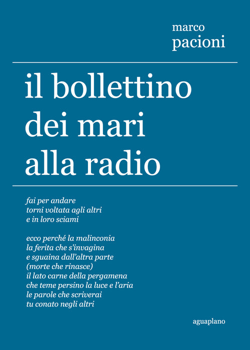 Cover of bollettino dei mari alla radio