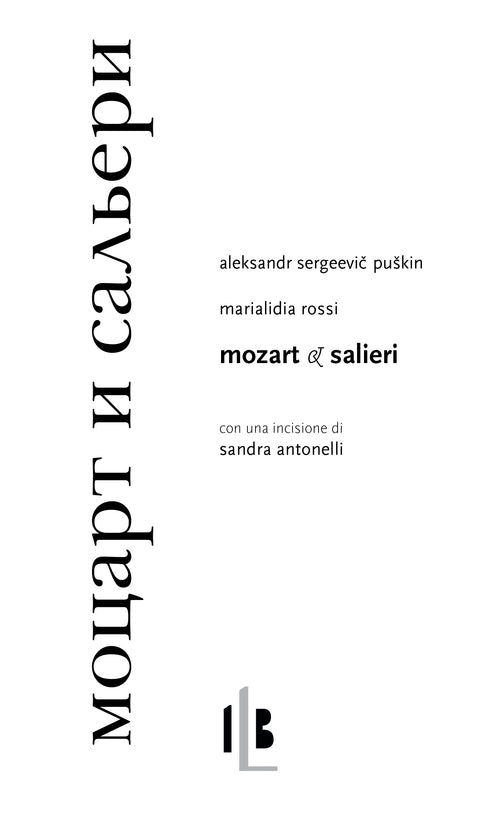 Cover of Mozart e Salieri. Testo russo a fronte