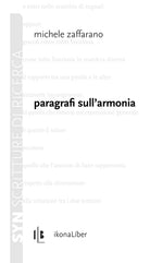 Cover of Paragrafi sull'armonia