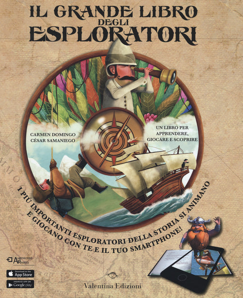 Cover of grande libro degli esploratori. Con App