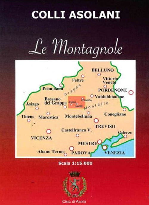 Cover of Colli asolani. Le Montagnole scala 1:15.000
