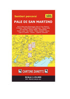 Cover of Pale di San Martino 1:25.00 reticolo GPS