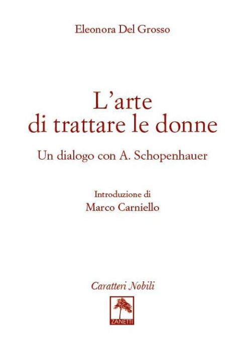 Cover of arte di trattare le donne. Un dialogo con A. Schopenhauer