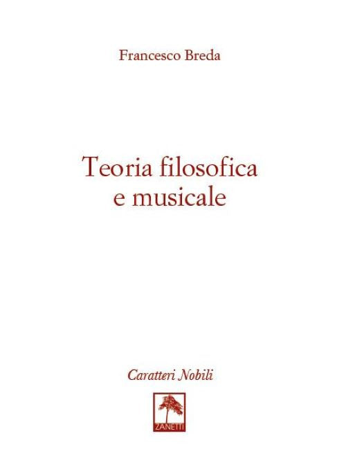 Cover of Teoria filosofica e musicale
