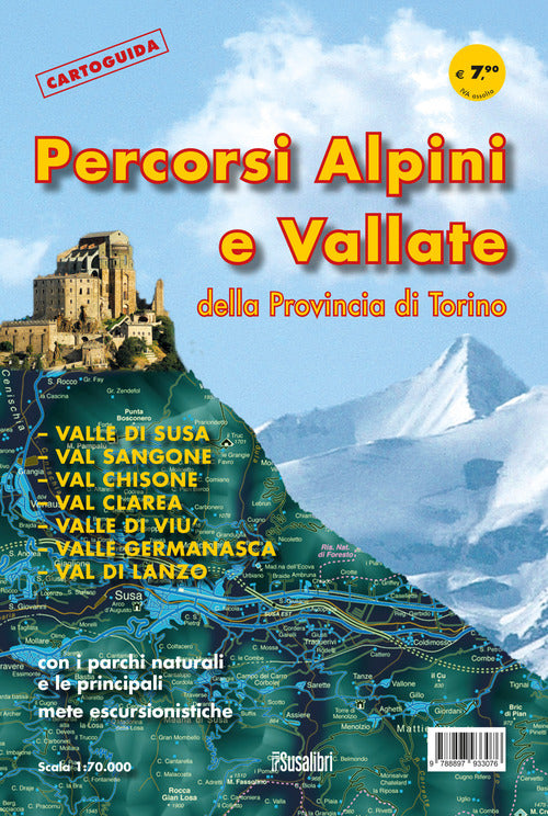 Cover of Cartoguida: percorsi alpini e vallate della provincia di Torino