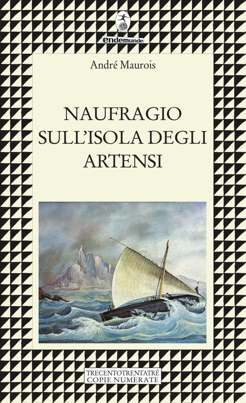 Cover of Naufragio sull'isola degli Artensi. Trecentotrentatré copie numerate