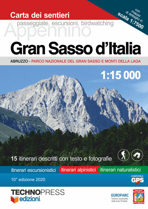 Cover of Gran Sasso d'Italia. Carta dei sentieri 1:15.000