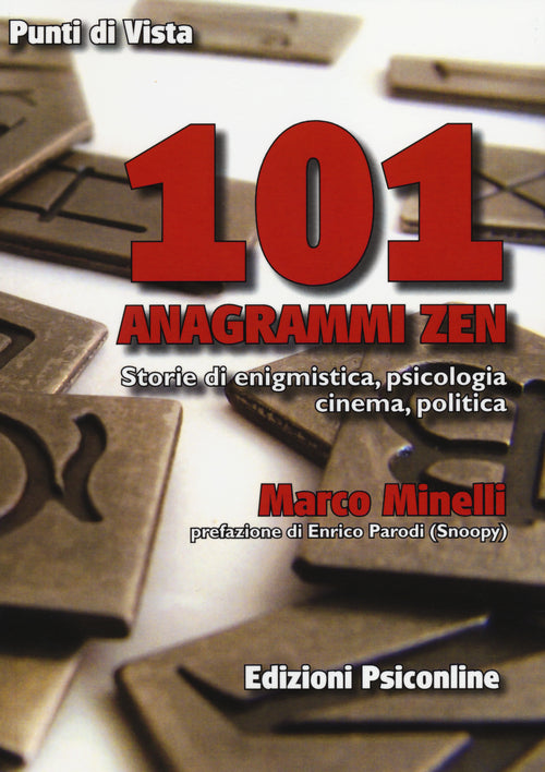 Cover of 101 anagrammi zen. Storia di enigmistica, psicologia, cinema, politica