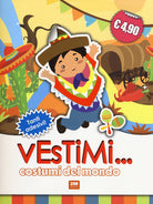 Cover of Costumi del mondo. Vestimi... Con adesivi