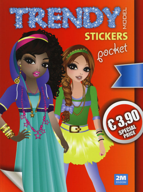 Cover of Trendy model pocket stickers. Arancio