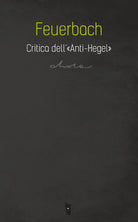 Cover of Critica dell'«Anti-Hegel»