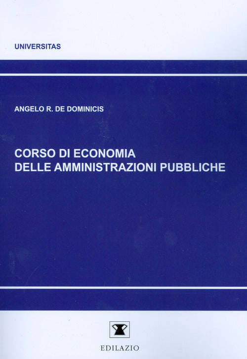 Cover of Corso di economia delle amministrazioni pubbliche